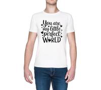 You Are My Little World Blanca Hombre Camiseta White Men's T-Shirt tee