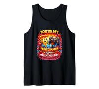 You Are My Match Valentines Day Love Boyfriend Girl Camiseta sin Mangas