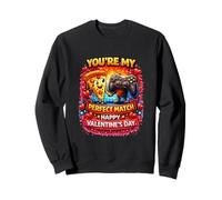 You Are My Match Valentines Day Love Boyfriend Girl Sudadera