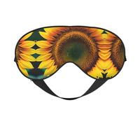 You are My Sunshine - Máscara de ojos de girasol para máxima comodidad para dormir, ajustable, transpirable y elegante, perfecta para sensibilidad a la luz, insomnio