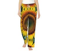 You Are My Sunshine - Pantalones de pijama de franela para mujer, suaves, cálidos y adorables para máxima comodidad, Negro, XL