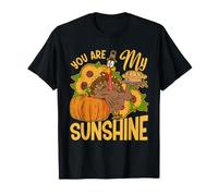 You Are My Sunshine Pavo Girasol Día de Acción de Gracias Otoño Camiseta