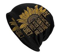 You Are My Sunshine-Sunflowers Gorro de Punto Unisex para Adultos con Cabeza de Cobertura