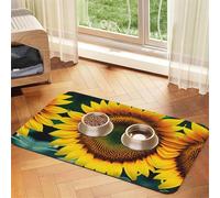 You Are My Sunshine - Tapete de comida para mascotas, absorbente, antideslizante, de piel sintética, para perros, gatos, mascotas, cuenco individual