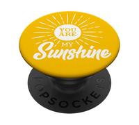 You Are My Sunshine Vibes Positive Vibes Declaración Divertida Felicidad PopSockets PopGrip Adhesivo