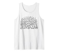 You Are My Sunshine Wall Cita para Seres Queridos Camiseta sin Mangas