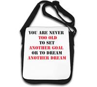 You are Never Too Old - Bolso de hombro, color blanco, White, Talla única