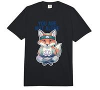 You Are Not Alone Fox Yoga Mindfulne Lotus Flower Meditación Comfort Colors Adult Heavyweight T-Shirt