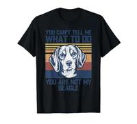 You Are Not My Beagle Dog Lover Dad Mom Men Women Camiseta gráfica económica, Hombre, Negro, M