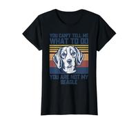 You Are Not My Beagle Dog Lover Dad Mom Men Women Camiseta gráfica económica, Mujer, Negro, S