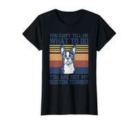 You Are Not My Boston Terrier Dog Lover Dad Mom Men Women Camiseta gráfica económica, Mujer, Negro, XS