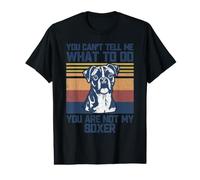 You Are Not My Boxer Dog Lover Dad Mom Men Women Camiseta gráfica económica
