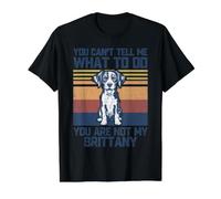 You Are Not My Brittany Dog Lover Dad Mom Men Women Camiseta gráfica económica, Hombre, Negro, S