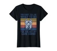 You Are Not My Cane Corso Dog Lover Dad Mom Men Women Camiseta gráfica económica, Mujer, Negro, S