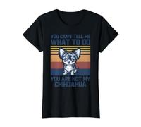 You Are Not My Chihuahua Dog Lover Dad Mom Men Women Camiseta gráfica económica, Mujer, Negro, S