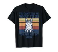 You Are Not My Corgi Dog Lover Dad Mom Men Women Camiseta gráfica económica