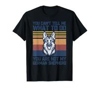 You Are Not My German Shepherd Dog Lover Dad Mom Men Women Camiseta gráfica económica