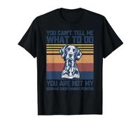You Are Not My German Shorthaired Pointer Dog Lover Dad Mom Camiseta gráfica económica, Hombre, Negro, XL