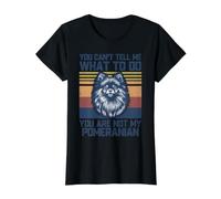 You Are Not My Pomeranian Dog Lover Dad Mom Men Women Camiseta gráfica económica, Mujer, Negro, S