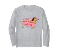 You Are One - Gafas de San Valentín con diseño de Perro Salchicha Manga Larga