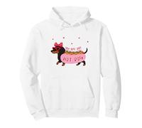 You Are One Hot Dog Dachshund Valentine Doxie Heart Pun Lindo Sudadera con Capucha