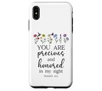 You Are Precious Honored in My Sight Isaiah 43:4 Bible Verse Carcasa para iPhone XS MAX