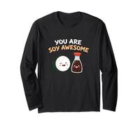 You Are Soy Awesome Food Juego de Palabras Culinario Cocina Chef Manga Larga