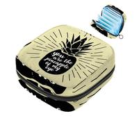 You are The of My Eye - Bolsa de almacenamiento de servilletas sanitarias, bolsa grande para copa menstrual con cremallera, bolsa para almohadillas de período, bolsa de almacenamiento de panty,