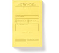 You Are Welcome Memo Pad: 1