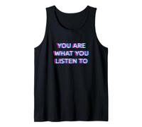 You Are What You Listen To Music Festival EDM Rave 90s Raver Camiseta sin Mangas