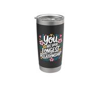You Are Your Longest Relationship Self-Love Reminder - Vaso térmico de acero inoxidable de doble pared