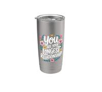 You Are Your Longest Relationship Self-Love Reminder - Vaso térmico de acero inoxidable de doble pared