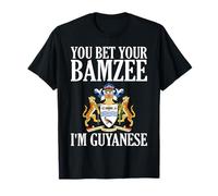 You Bet Your Bamzee Soy Hombres y Mujeres Guyaneses Camiseta