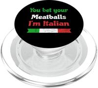 You Bet Your Meatballs Italian Pride Condimento Cook Distress PopSockets PopGrip para MagSafe