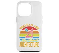 You Can Ask Me About Architecture - Regalo Divertido Retro Carcasa para iPhone 13 Pro