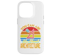 You Can Ask Me About Architecture - Regalo Divertido Retro Carcasa para iPhone 14 Pro
