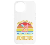 You Can Ask Me About Architecture - Regalo Divertido Retro Carcasa para iPhone 15
