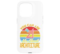You Can Ask Me About Architecture - Regalo Divertido Retro Carcasa para iPhone 15 Pro