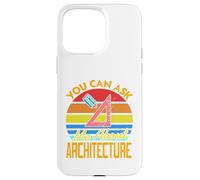 You Can Ask Me About Architecture - Regalo Divertido Retro Carcasa para iPhone 15 Pro MAX