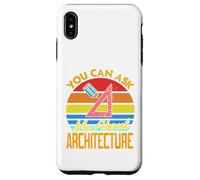 You Can Ask Me About Architecture - Regalo Divertido Retro Carcasa para iPhone XS MAX