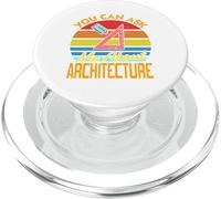 You Can Ask Me About Architecture - Regalo Divertido Retro PopSockets PopGrip para MagSafe