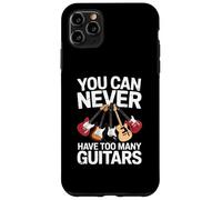 You Can Never Have Too Many Guitars Funny Guitar Player Carcasa para iPhone 11 Pro Max