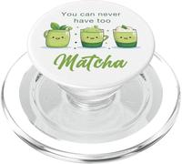 You Can Never Have Too Matcha - Japanese Green Tea Graphic PopSockets PopGrip para MagSafe