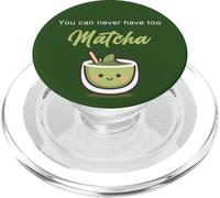 You Can Never Have Too Matcha - Japanese Green Tea Graphic PopSockets PopGrip para MagSafe