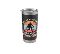 You Can Never Have Too Much Loves Boule Petanca Bocce Ball Vaso térmico de acero inoxidable de doble pared