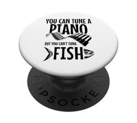 You Can't Atún Fish Funny Fishing Music Músico Piano PopSockets PopGrip Adhesivo