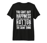 You Can't Buy Happiness But You Can Buy A Hot Tub Owners Camiseta Premium