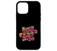 You Can't Fix Stupid But You Can Numb It with A 2x4 - Carcasa para iPhone 12 Mini
