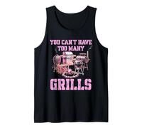 You Can't Have Too Many Grills Funny Retro BBQ Grilling Camiseta sin Mangas
