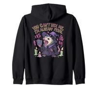 You Can't Hex Me I'm Already Feral Zarigüeya Witch Sudadera con Capucha